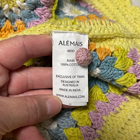 NWT Alémais Petra Crochet Midi Dress. Size US 4 - Picture 7 of 15